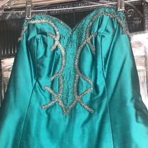 CUSTOM MADE heart shaped mermaid gown.